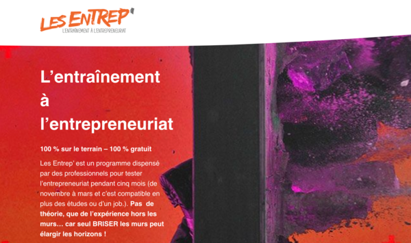 Formation à l'entreprenariat